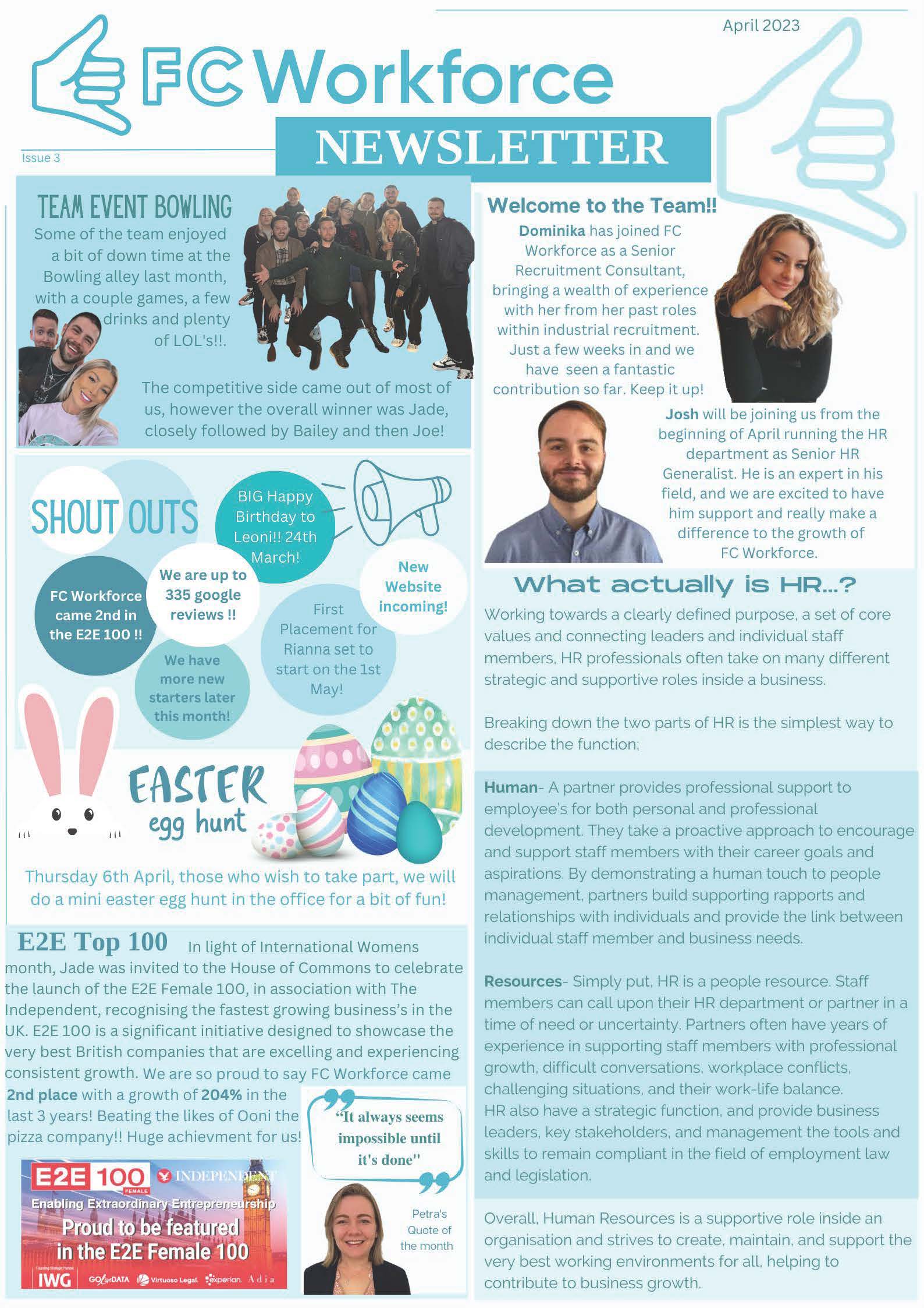 Newsletter April 2023